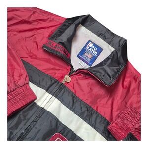 VTG‎ Pro Player Men's XL Oklahoma Sooners Full Zip Windbreaker Jacket NCAA 90s
